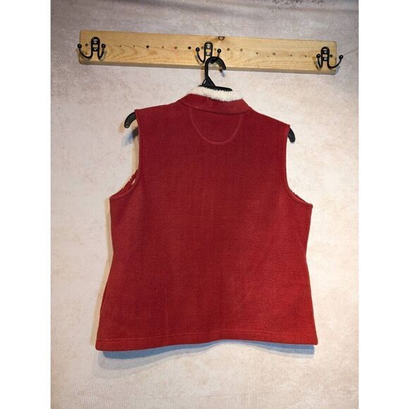 Croft & Barrow soft fleece full zip vest petite large - Picture 3 of 5